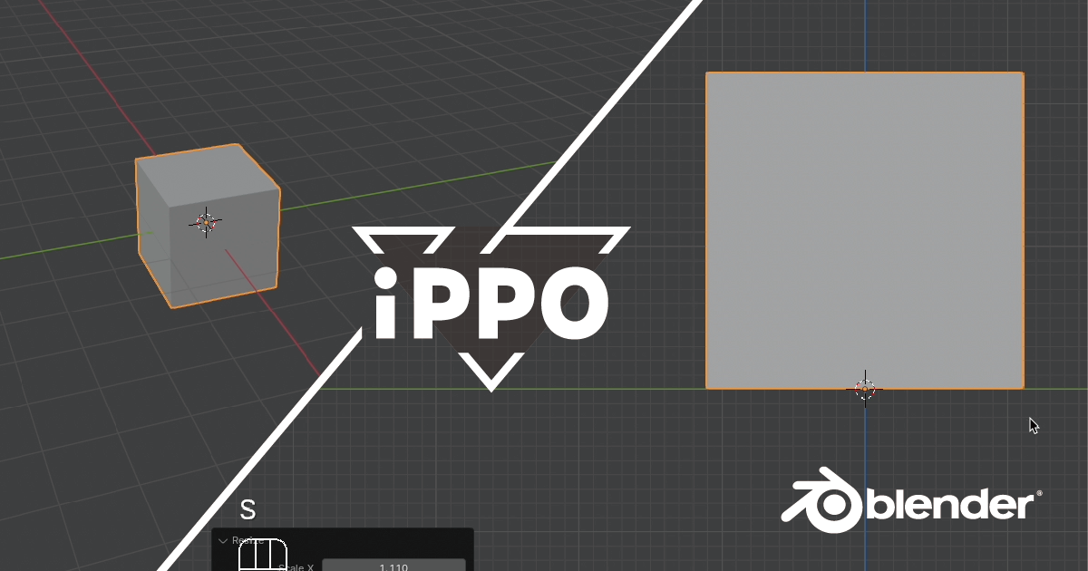 【Blender】オブジェクトの基準を"中央"ではなく"下"に設定する方法